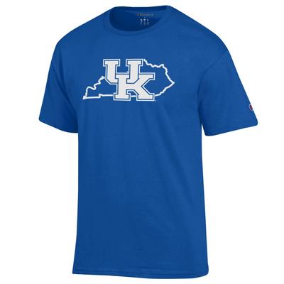 Kentucky Champion Logo Over State Tee